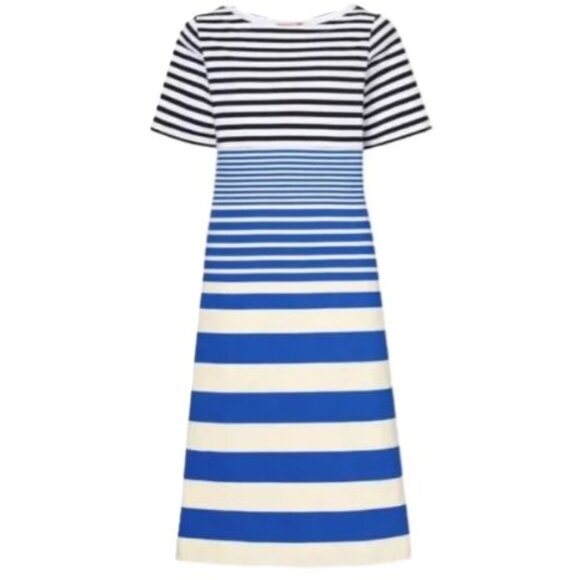 Marni x Uniqlo  Striped Midi Tee T shirt cotton Border Dress - Picture 2 of 16